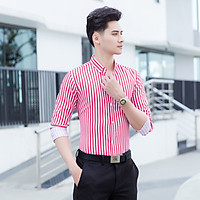 Áo Sơ Mi Nam - Áo Sơ Mi Nam Dài Tay Kẻ Sọc AD08