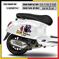 Tem Xe Vespa Sprint/Primavera/GTS Phi Hành Gia 01 | Tem Rời Xe Vespa Chất Liệu PVC 5 Lớp Cao Cấp