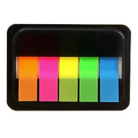 Giấy note phân trang nhựa màu dạ quang