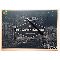 Tranh Cạo 1 khổ A3 - Scratch Picture Vòng Quanh Thế Giới
