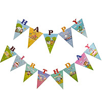 DÂY TREO TAM GIÁC HAPPY BIRTHDAY THÚ RỪNG