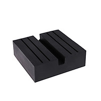 Jack Rubber Pad 4 Pack Universal Car Square Black Anti-Slip Rail Adapter Jack Guard Pad Adapter Vehicle Repair Tool for