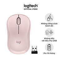 Chuột Không Dây Logitech M220 Silent Plus - Hàng Chính Hãng