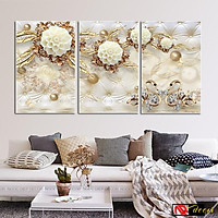 Bộ tranh treo tường phong thủy trang trí nội thất thị trường ĐL 55