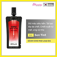 Son tint trang điểm môi Beausta Shine Glosslip Tint Peach Orange 4ml