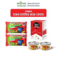 Combo Dinh dưỡng mùa Covid (Đồ hộp Master T, Xúc Xích Dinh Dưỡng Xuxifarm, Cà Phê Hòa Tan PhinDeli 3in1)