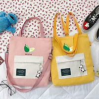 Túi Tote Đi Học Đi Chơi Cực Xinh Tote Trái Bơ