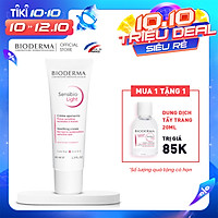 Kem Dưỡng Ẩm Làm Dịu Da Bioderma Sensibio Light - 40ml