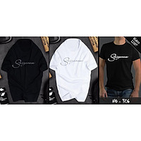 Áo thun Unisex phản quang Form rộng vải dày mịn (Ib cho shop để chọn màu trắng hoặc đen, nếu k shop sẽ mặc định màu đen)