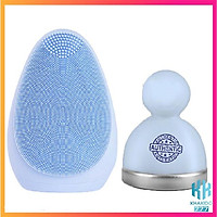 Bộ Đôi Hoàn Hảo Máy Rửa Mặt Emmie & Cây Lăn Lạnh Emmie Chăm Sóc Da Chuyên Sâu Từ A-Z Sạch Mịn Ẩm Emmié