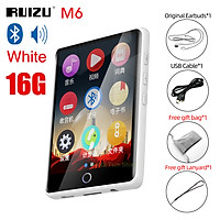 RUIZU M6 Walkman Bluetooth-compatible MP3 Player Full Touch Screen 8GB/16GB HIFI Music Player With E-Book Video Player Built-in Speaker Audio Player Support TF Card