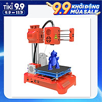 EasyThreed 3D Printer for Kids Mini Desktop 3D Printer 100x100x100mm Print Size No Heated Bed One-Key Printing with TF