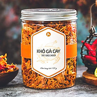 Khô gà cay L'angfarm, 125g, hũ, mẫu nắp nhôm