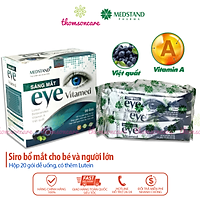 Siro bổ mắt cho bé - Eye vitamed - Hộp 20 gói từ việt quất, betacaroten, vitamin A và Lutein, giảm cận thị