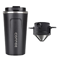 1317Tumbler, Stainless Steel, Vacuum Insulated with Lid and Filter Travel Mug Drinks Tea Coffee Cup for Home Office Car