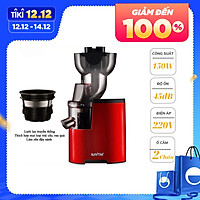 Máy Ép Chậm Hoa Quả, Trái Cây S.A.V.T.M V10 Cổ To Phiên Bản 2021
