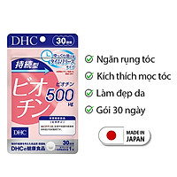 Viên uống Biotin DHC Nhật Bản kích thích mọc tóc nhanh và dày, dưỡng da, móng khỏe mạnh JN-DHC-B30