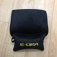 Bộ Gối Đầu Đệm Lưng E-Dra Xe Hơi và Ghế Ngồi Edra Memory Foam EGCP7701 – Cao Su Non Cao Cấp - Hàng Chính Hãng
