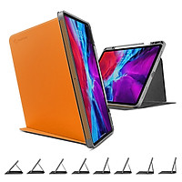 BAO DA TOMTOC (USA) FOR IPAD PRO 12.9-INCH TỪ TÍNH ĐA GÓC SMART-TRI HỖ TRỢ SẠC KHÔNG DÂY APPLE PENCIL B02-004 - Hàng Chính Hãng