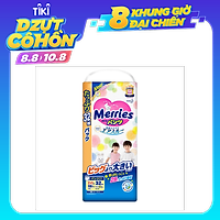 Tã/bỉm quần Merries Jumbo đủ size L56/XL50/XXL32