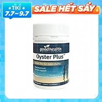 Tinh Chất Hàu Biển New Zealand GoodHealth Oyster Plus Hỗ trợ tăng cường sức khỏe nam giới (30 viên) - Nhập khẩu New Zealand