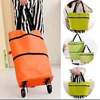 Túi xách giỏ đựng đồ đi chợ siêu thị có bánh xe kéo