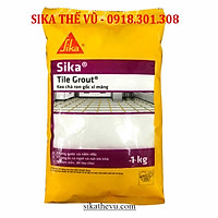 Keo chà ron chít mạch chống thấm - SikaTilegrout Whith ( bao 1kg ).