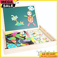 Bảng Ghép Hình Bằng Gỗ Gắn Nam Châm Dành Tặng Bé Yêu - Giao Hàng Toàn Quốc