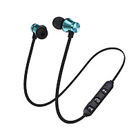 Tai Nghe Nhét Tai Bluetooth Không Dây Đeo Cổ Từ Tính Cho iPhone 7 X Xiaomi Samsung
