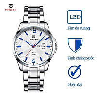 Đồng hồ nam PAGINI PA5533W dây thép không gỉ - Lịch ngày cao cấp
