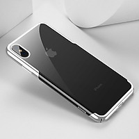 Ốp lưng viền màu mạ crom dành cho iPhone XS MAX Hiệu Baseus Glillter (mỏng 0.6mm, chống va đập, gờ bảo vệ Camera, Mạ Crom sang trọng ) - Hàng chính hãng