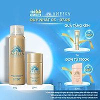 Bộ kem chống nắng Anessa dạng xịt và sữa chống nắng bảo vệ hoàn hảo (Anessa Perfect UV Sunscreen Skincare Spray and Milk)