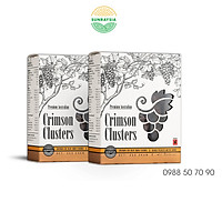 Combo 2 hộp nho khô cao cấp Úc Sunraysia Crimson nguyên cành