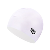 Arena (arena) Japan imported goggles HD anti-fog waterproof large frame swimming glasses high elastic silicone waterproof swimming cap set unisex (swimming mirror + white swimming cap)