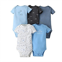 2021 5 Cái/lốc Bodysuits 100% Cotton Sơ Sinh Bé Trai Quần Áo Nữ Tay Ngắn Cho Bé Quần Áo Bé Gái 0-24M bé Quần Áo Liền Quần