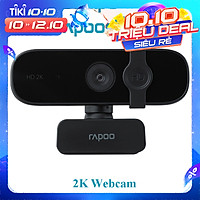 Bản gốc Rapoo C280 Webcam 2K HD với USB2.0 với nắp đậy camera có thể xoay mic