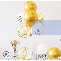 set bóng mây 6 quả chữ happy birthday siêu đẹp (mẫu mới 2021)