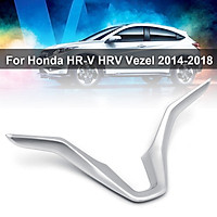 For Honda HR-V HRV Vezel 2014-2018 Steering Wheel Panel Insert Trim Cover Chrome