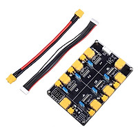 Co Jhemcu Ruibet 2-6s 6 Port Lipo Battery Charger Parallel Board Xt30 Xt60 Voltage Display Lipo Discharger Module For Rc Fpv Drones