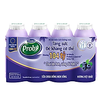 Big C - Lốc 4 sữa chua men sống Probi việt quất 130ml - 20580