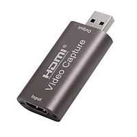 Mini HD 1080P 60fps HDMI to USB Video Capture Card Game Recording Box for Computer Live Streaming Broadcast