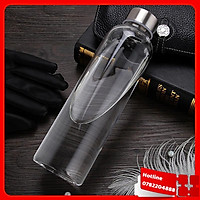 Bình Nước Thủy Tinh Nắp Bạc Có Dây Xách 500Ml - Loại Tốt