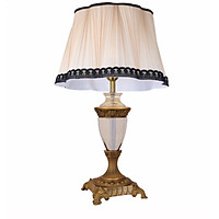 Đèn ngủ để bàn trang trí phòng ngủ, phòng khách kiểu dáng tân cổ điển chao vải DB 3196