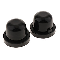 2 Pieces Car Light Headlight Dust Cover Rubber Dustproof for LED 65mm