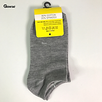 Tất nam nữ trơn cổ ngắn, vớ nam nữ cotton giá siêu rẻ - TRONNGAN-VNXK