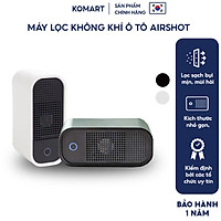 Máy lọc không khí ô tô Airshot Road | Sản phẩm chính hãng Hàn Quốc | Sử dụng công nghệ đèn LED UV khử trùng mạnh mẽ