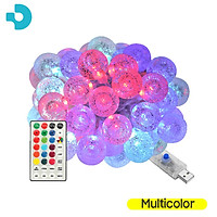 DIANDIAN LED String Light USB Atmosphere Lamp With Remote Control Multi-color 16 Colors/8 Lighting Effects/USB