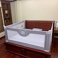 Thanh chặn giường, chắn giường cao cấp Umoo lắp đặt gọn nhẹ, không khoan đục, vải lưới giúp bố mẹ quan sát hoạt độn, đảm bảo an toàn cho bé (1 thanh)
