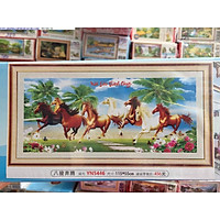 Tranh đính đá Mã Đáo Thành Công (chưa đính)-YN5446