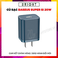 Củ Sạc Baseus Super Si 20W Mini Type C - PD/QC 3.0 - Hàng Chính Hãng